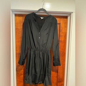 Joie Black Long Sleeve Dress